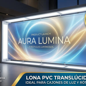 Lona PVC Translucida Premium (Especial Retroiluminación)