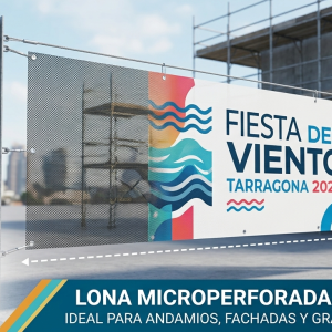 Lona Microperforada Mesh 260g (Especial Viento)