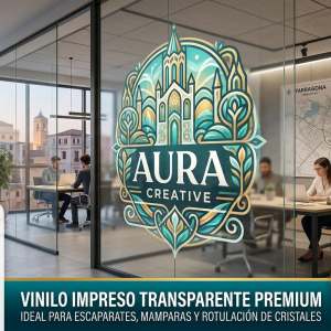 Vinilo Adhesivo Transparente (Efecto Cristal)