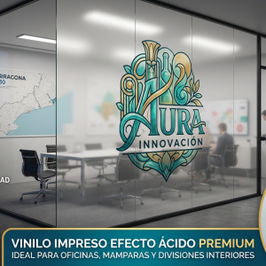 Vinilo Adhesivo Efecto Ácido (Privacidad Elegante)