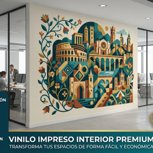 Vinilo Adhesivo para Interior (Decoración y Paredes)