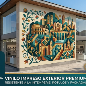 Vinilo Adhesivo para Exterior (Gran Resistencia)